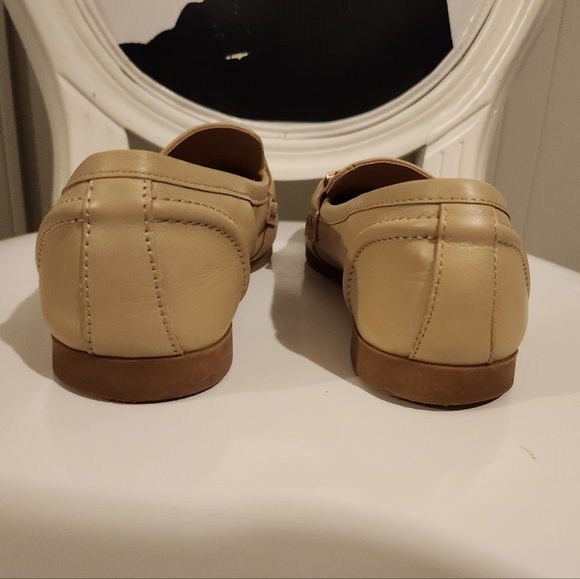 Steve Madden Tan Leather Loafer Flats - Picture 3 of 6